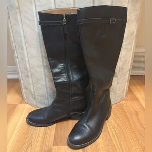 NWOT Franco Sarto Women’s Black Leather Boots